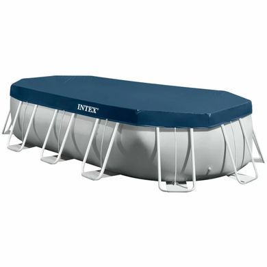 Каркасный бассейн Intex 26796 OVAL (503х274х122 см) с картриджным фильтром, лестницей и тентом
