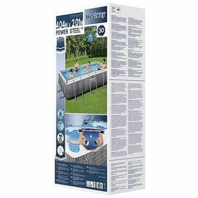 Каркасний басейн Bestway 56721 (404х201х100 см) з картриджним фільтром та драбиною