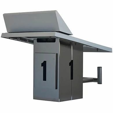Стартова тумба Golfinho Olympic E5204, AISI 316, п'ятипозиційна, 400 мм