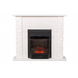 Каминокомплект Ларнака White + INVER BLACK