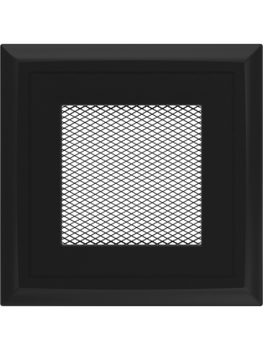 Вентиляційна решітка Kratki 11x11 см OSKAR чорна
