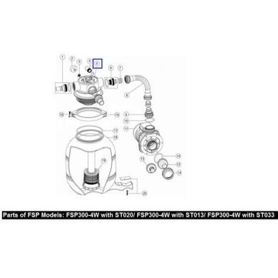 Кран шестиходовий Emaux 1.5'' MPV01 (88281505B)