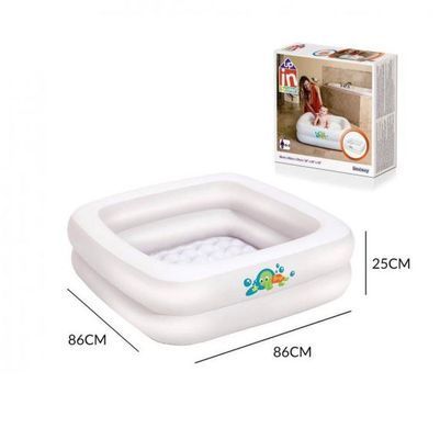 Дитячий надувний басейн Bestway 51116B, 86х86х25 см