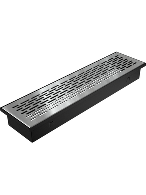 Вентиляційна решітка Kratki 9x40 см FLOOR шліфована