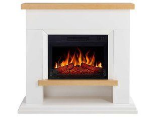 Каминокомплект ArtiFlame Parliament AF28S белый с обогревом и звуком горения