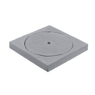 Крышка скиммера Pietra 26.5х26.5х3.5 см, Rustique bulle, тон Gris