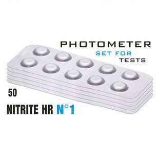 Таблетки Water-I.D.Nitrite HR N1 (Нітрити (HR) 0 - 1500 мг/л) (50 таб/уп.) (10таб/шт) PrimerLab