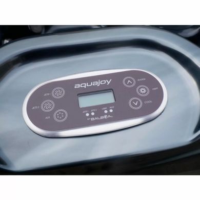 Гидромассажный бассейн Aquajoy Ibiza (200х200х89 см), темный опал, с динамиками и LED-подсветкой