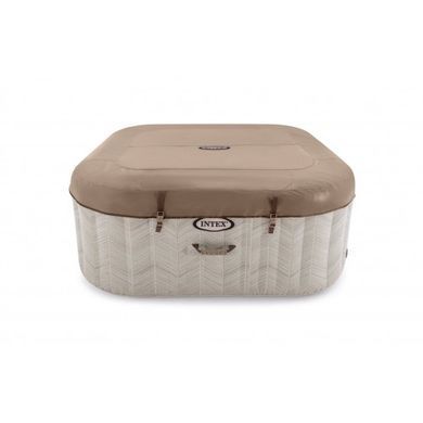 Надувний джакузі Intex 28446 Chevron Deluxe Whirlpool Spa, на 4 особи 175см х 175см х 71см| , Intex