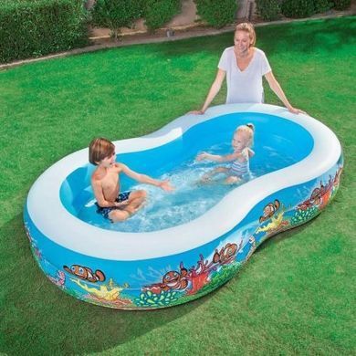 Надувний дитячий басейн Bestway 54118 Підводний світ