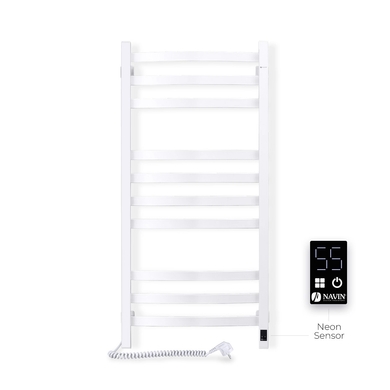 Полотенцесушитель электрический Navin Avalon 480х1000 Sensor левосторонний, цвет - белый