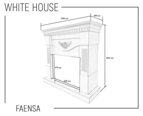 Электрокамин White House Faensa