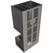 Камін Kratki FLOKI BOX правий 8 kW &Oslash; 160 в обудові модульній INDIAN BLACK