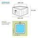 Надувний джакузі Intex 28446 Chevron Deluxe Whirlpool Spa, на 4 особи 175см х 175см х 71см| , Intex