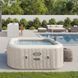 Надувний джакузі Intex 28446 Chevron Deluxe Whirlpool Spa, на 4 особи 175см х 175см х 71см| , Intex