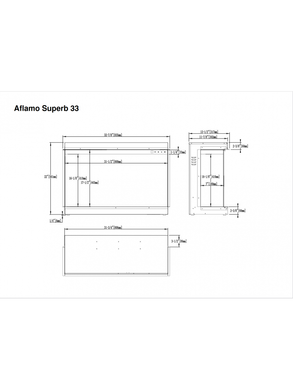 Електрокамін Aflamo SUPERB 33