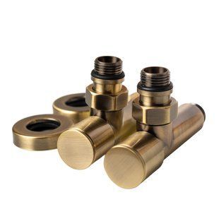 Кран кутовий NAVIN 1/2 "х1/2", подовжений, антична бронза, 2 шт.