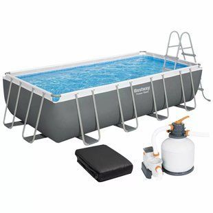 Каркасный бассейн Bestway 56466 (549х274х122 см) с песочным фильтром, лестницей и тентом
