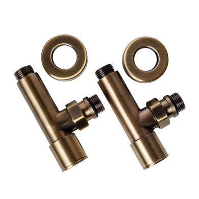 Кран кутовий NAVIN 1/2 "х1/2", подовжений, антична бронза, 2 шт.