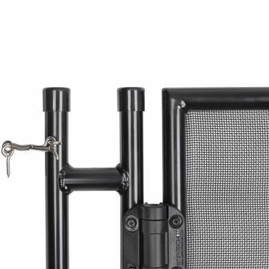 Двері із замком для огорожі Aquaviva Fence Black
