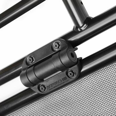 Двері із замком для огорожі Aquaviva Fence Black