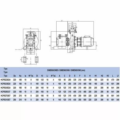 Насос Hayward HCP52103E7 (380 В, 97 м3/год, 10 HP)