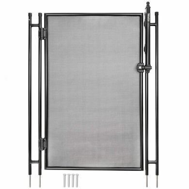 Двері із замком для огорожі Aquaviva Fence Black