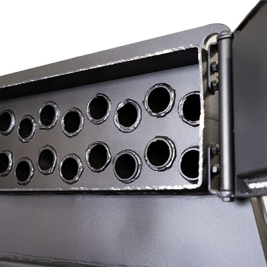 Дровяная печь промышленная калориферная Экожар Pro Max 2500