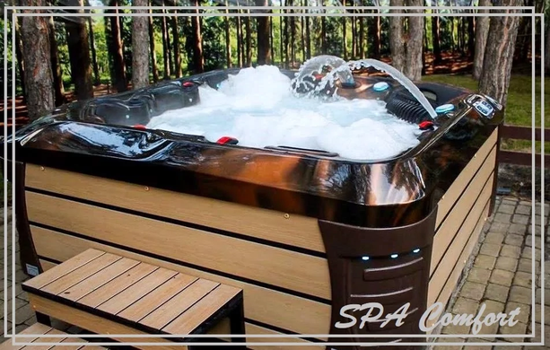 СПА бассейн Comfort SPA SUPRA (Супра) Vantage 230*230*96 Luxury+media+winter