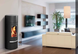 Дров'яна кругла піч для дому Color Stove G2 BLACK STEEL