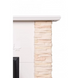 Каминокомплект Ларнака CREAM + INVER BLACK