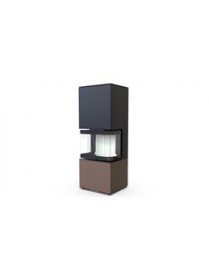 Каминная топка Defro Home INTRA XSM C ver. COMPACT 1 Коричневая