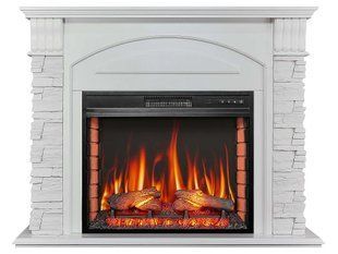Каминокомплект ArtiFlame Vogue AF28S черное дерево с обогревом и звуком горения огня