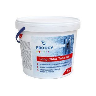 Хлор-тривалий (таблетки 200г) FROGGY, 5 кг