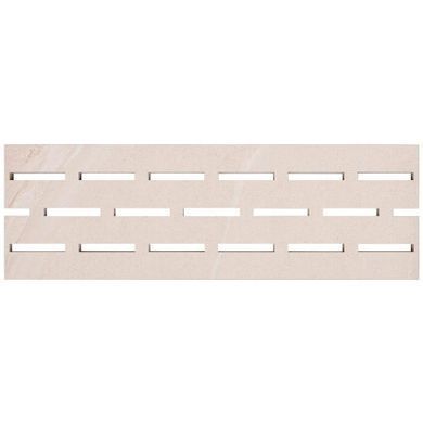Переливні грати Aquaviva Montagna Light Gray, 595x195x20 мм