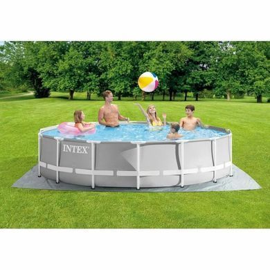 Каркасный бассейн Intex 26720 Premium (427х107 см) с картриджным фильтром, лестницей и тентом