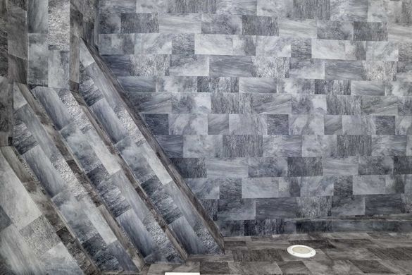 Мембрана StoneTile Grey плитка 40х20 см, 1.65м армована з лаковим покриттям 327198043001