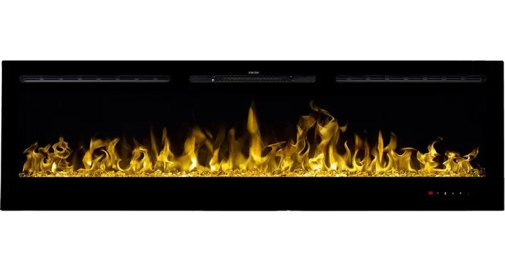 Электрический настенный камин A &mdash; Flame Majestic 72 черный