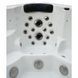 Гідромасажний басейн Aquajoy Saint-Tropez (280х230х95 см), Сріблясто-білий мармур