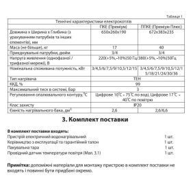 Котел електричний TENKO Преміум 7,5 кВт, 220 В, з насосом (ПКЕ 7,5_220)