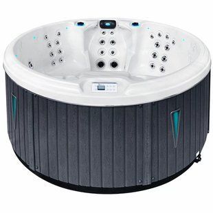 Гидромассажный бассейн Passion Spas Recharge (200х85 см), Серебристо-белый