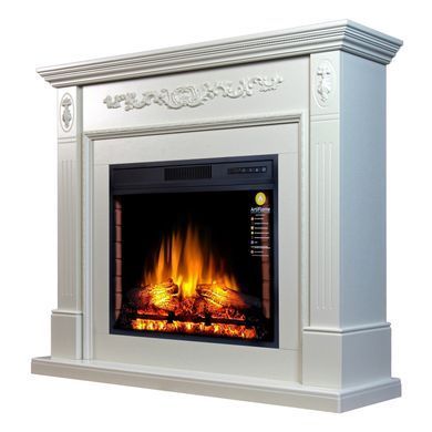 Камінокомплект ArtiFlame SOHO AF28S БІЛИЙ ДУБ (ЗІ ЗВУКОМ)
