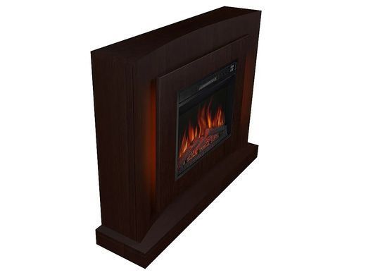 Электрокамин ArtiFlame Lucca AF23S махагон коричневый антик