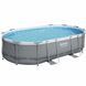 Каркасный бассейн Bestway 56448 Power Steel (488х305х107 см) с картриджным фильтром, лестницей и защитным тентом