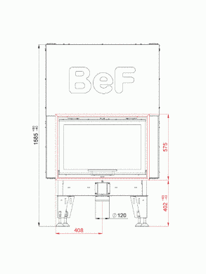Каминная топка BeF THERM V 8