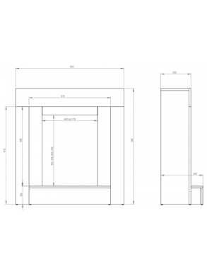 Камінокомплект Aflamo SIMPLE Горіх + LED 60 3D