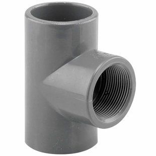 Трійник перехідний 90&deg; ПВХ Hidroten 1002224, BP, d40 мм, 1 1/4"