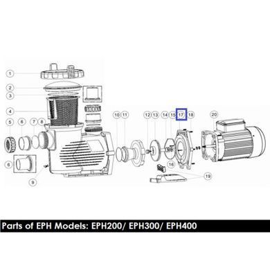 Фланець насосу Emaux EPH 1020017