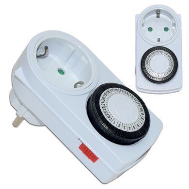 Розетка з таймером (добова) ТМ 50 16А 3500W 230V
