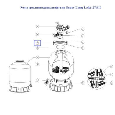 Хомут кріплення крана для фільтра Emaux (Clamp Lock) 1271010